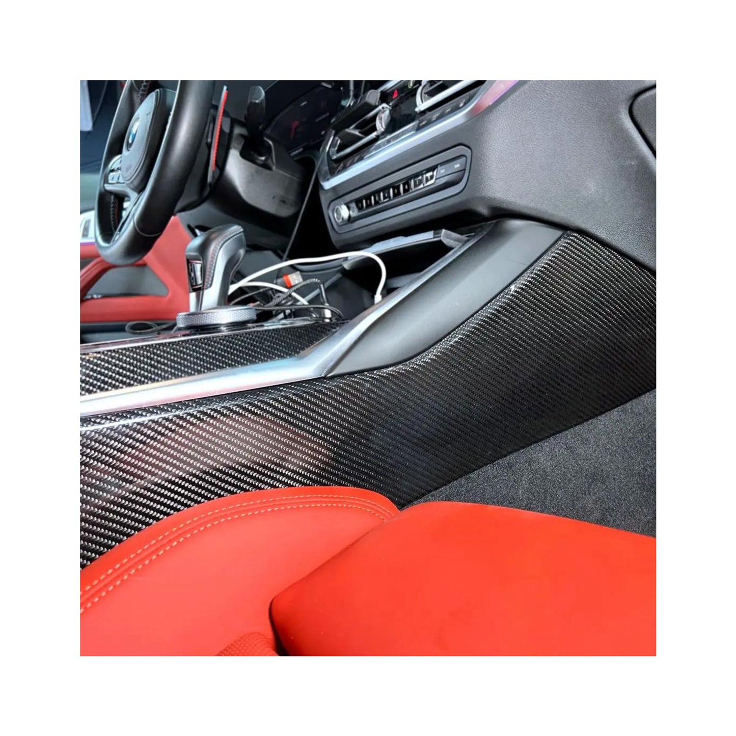 Carbon Fiber Center Console Cover - BMW G80 M3 | G82 M4 | G83 M4