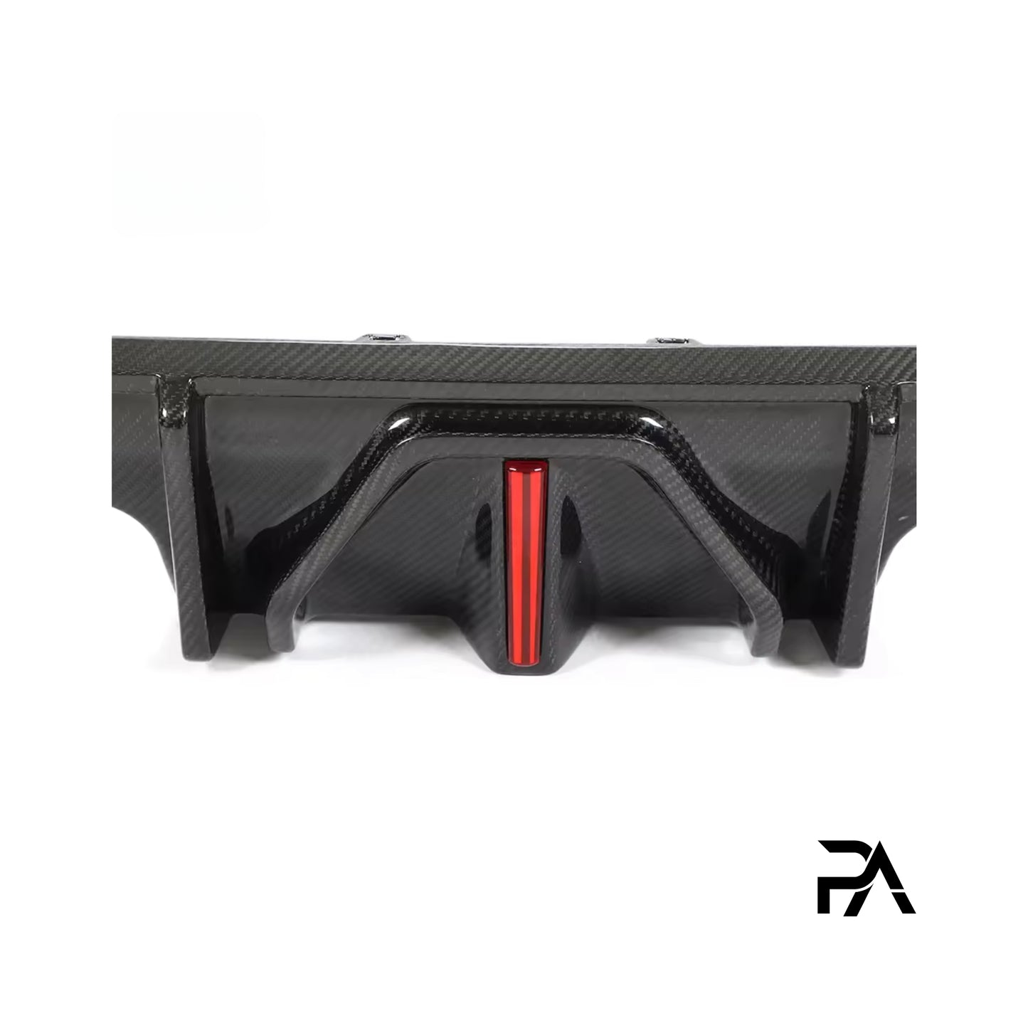 AK Style Carbon Fiber Led Rear Diffuser - BMW G80 M3 / G82 M4 / G83 M4