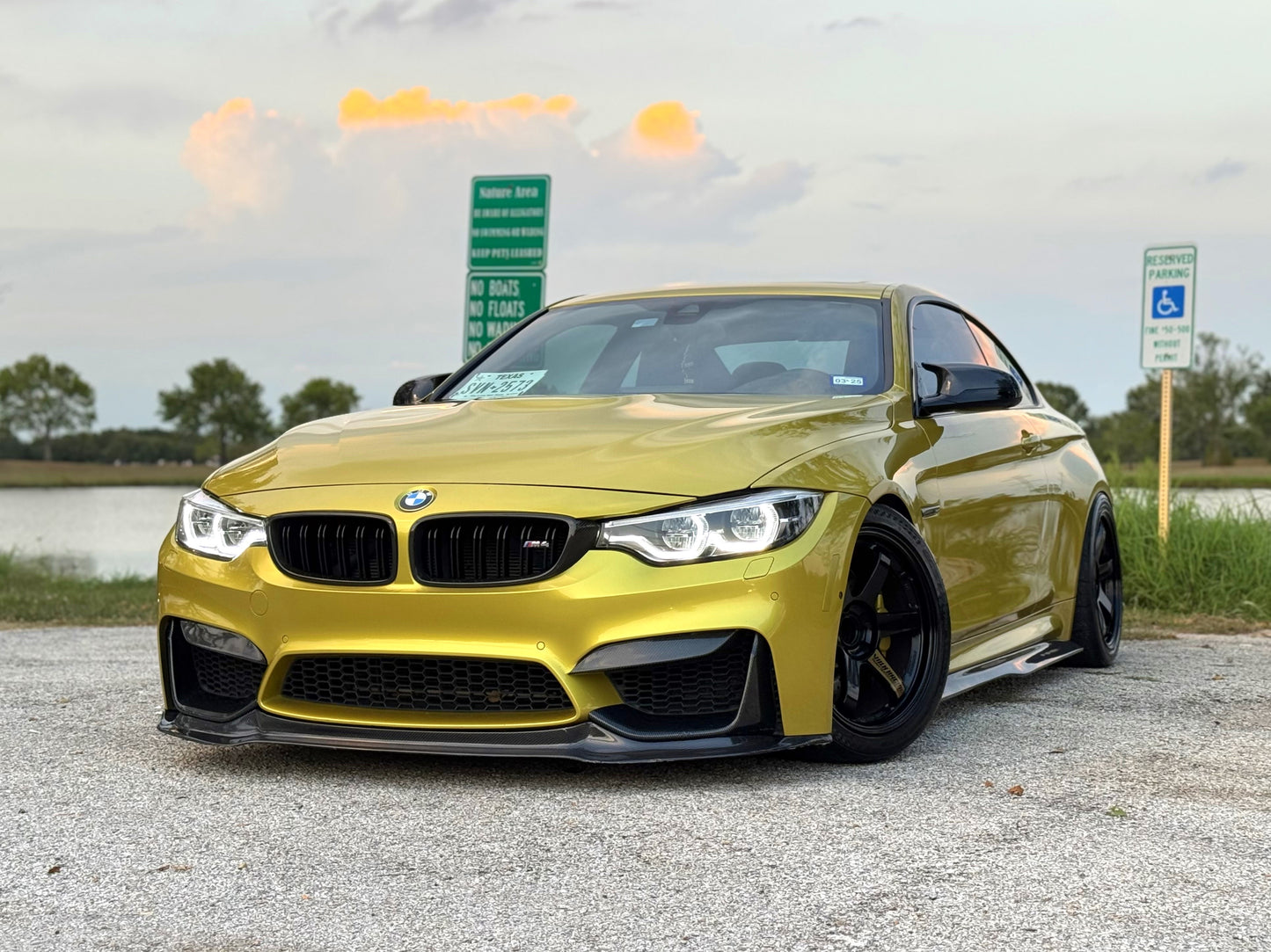 V-Style Carbon Fiber Front Lip - BMW F80 M3 | F82 M4 | F83 M4