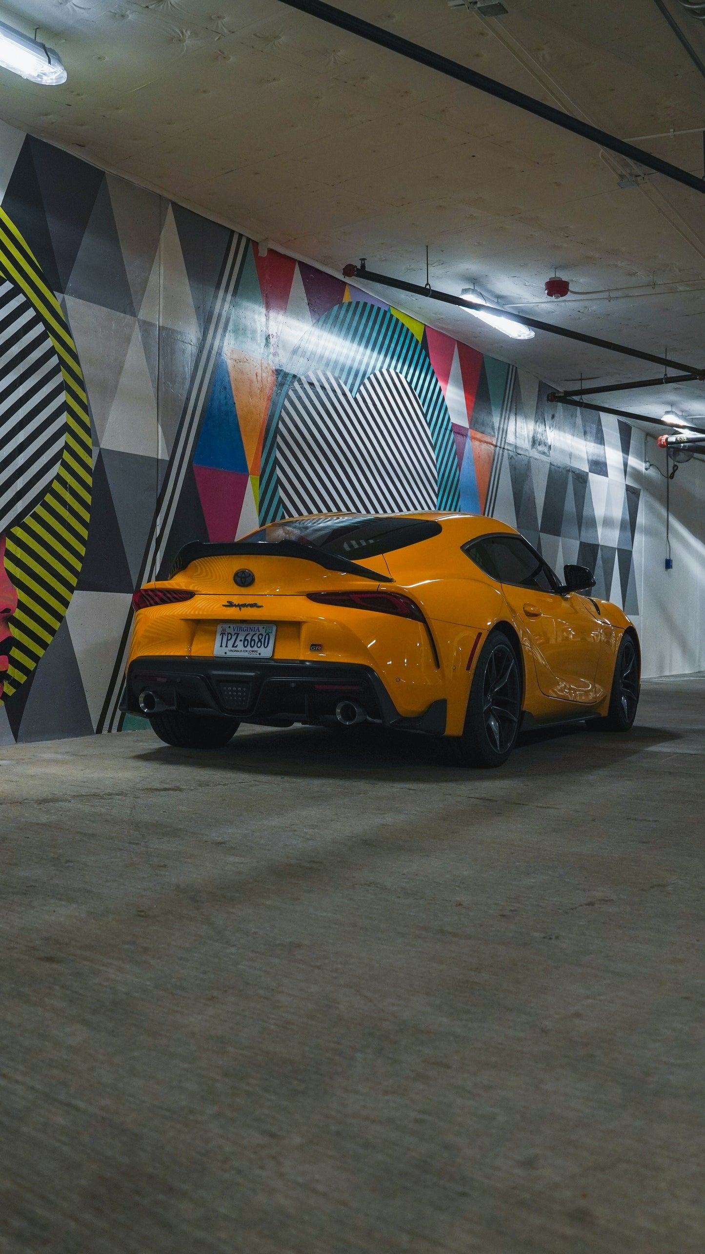 V Style Carbon Fiber Spoiler - Toyota Supra A90