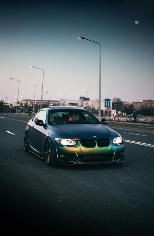 AK Style Carbon Fiber Front Lip - BMW E92 3 Series (LCI)